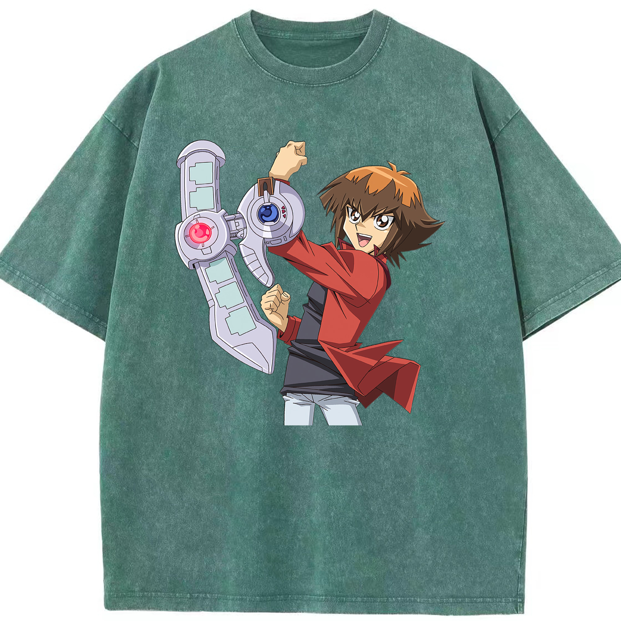 （画像用） 遊☆戯☆王 Yu-Gi-Oh! 綿100% ヴィンテージ風 半袖Tシャツ（フロントプリント）